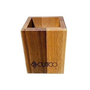 Cutco Vintage Wooden Utensil Holder Spoon Tool Holder Box Storage Wooden